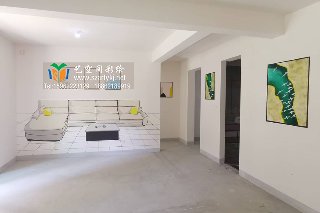 墙体彩绘画进日常烟火