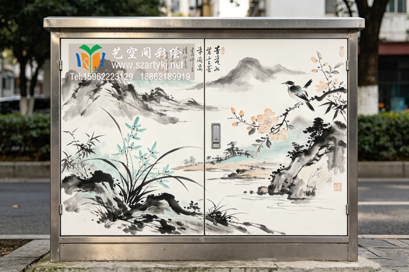 电箱彩绘绘就城市美学