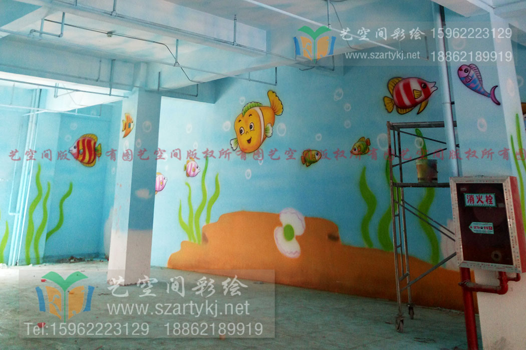  游乐园彩绘