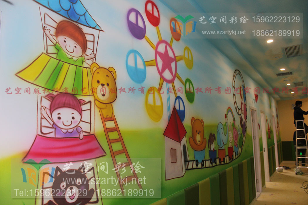 学校彩绘