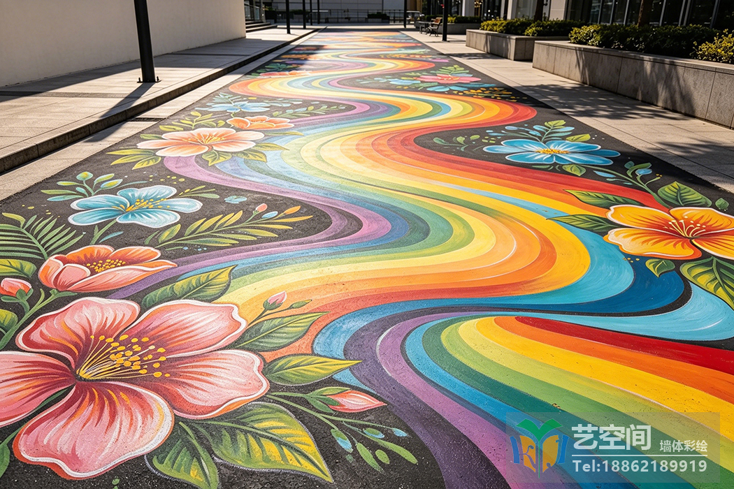 苏州3D路面彩绘 苏州3D路面彩绘