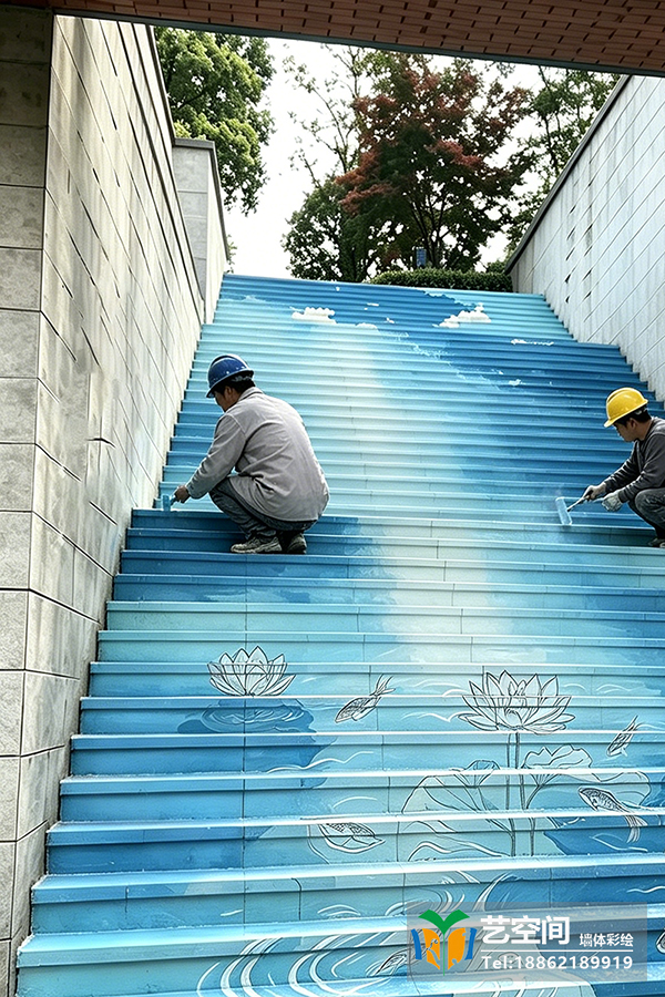 苏州3D楼梯立体画 苏州3D楼梯立体画