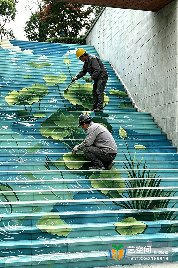 苏州3D楼梯立体画 苏州3D楼梯立体画