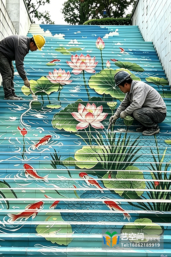 苏州3D楼梯立体画 苏州3D楼梯立体画